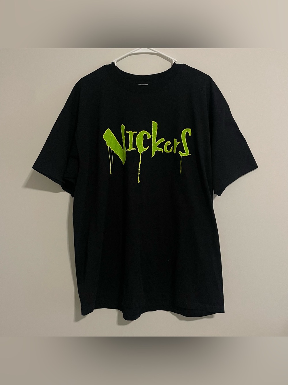 Vintage 90s Mt Dew Racing #25 Vickers Graphic T Shirt Black Size XL USA